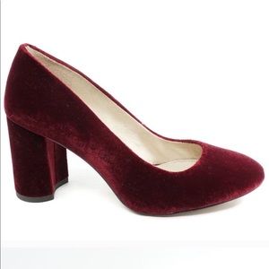 Louise et Cie Lo-Jalzy Velvet Pumps in Malbec, 7.5